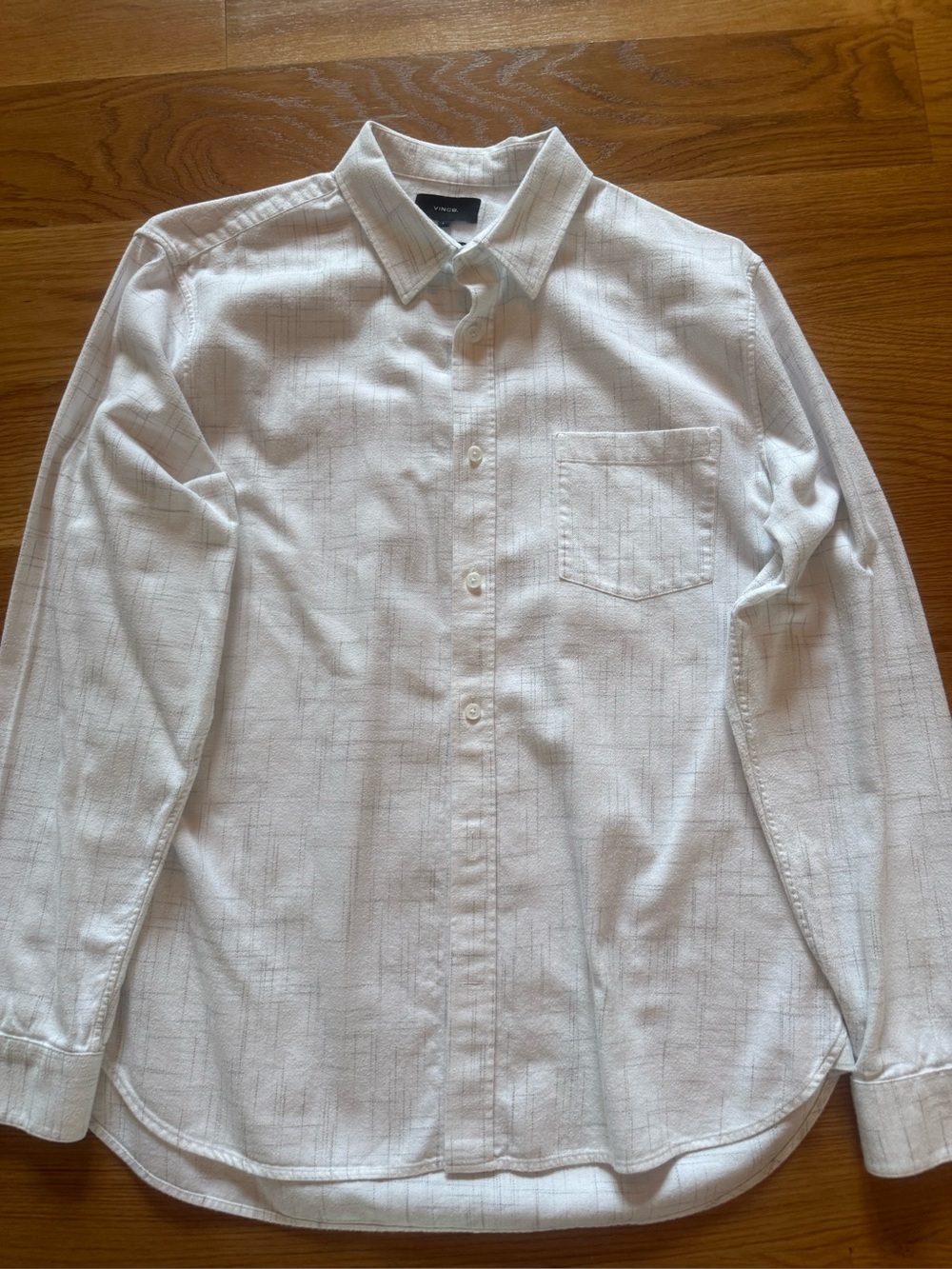 Men's Vince Cotton Button Up Shirt